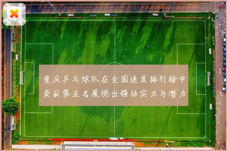 重庆乒乓球队在全国速度排行榜中荣获第五名展现出强劲实力与潜力